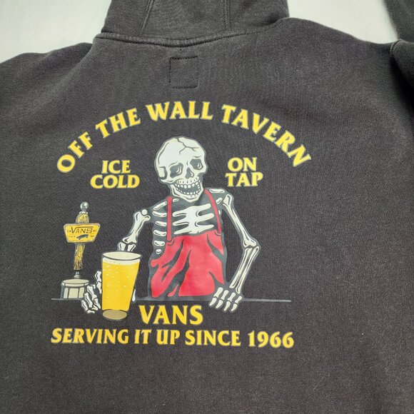 Vans Off The Wall Skateboard Tavern Hoodie Sweatshirt (M) - Picture 5 of 9